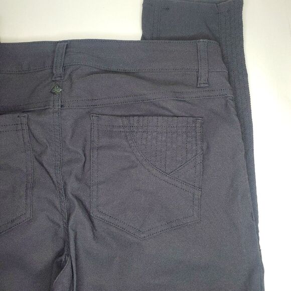 Prana Jenna Moto Stretch Coal Pants Size 10 - Picture 8 of 13